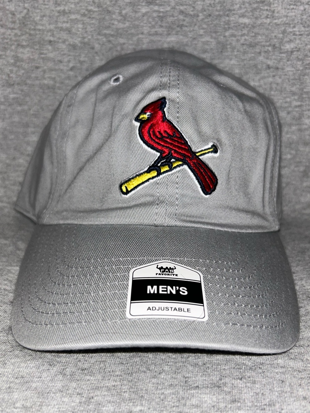 ⚾️🏟️ St. Louis Cardinals Gray MLB Baseball Relaxed Fit Adjustable Hat 🏟️⚾️
